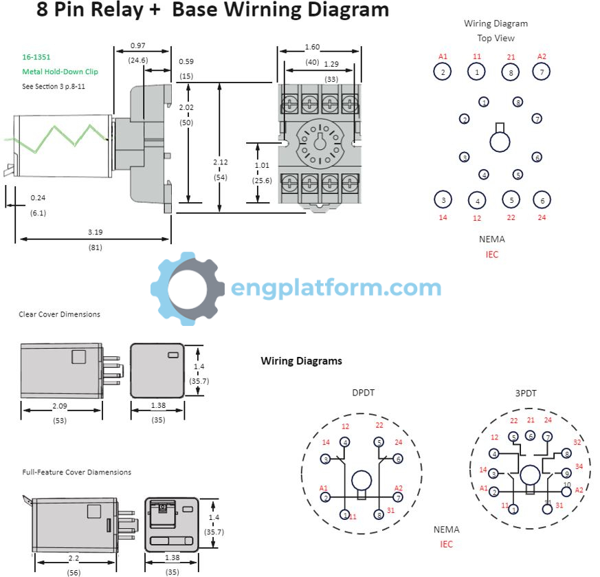 Plug-in style ice cube relay