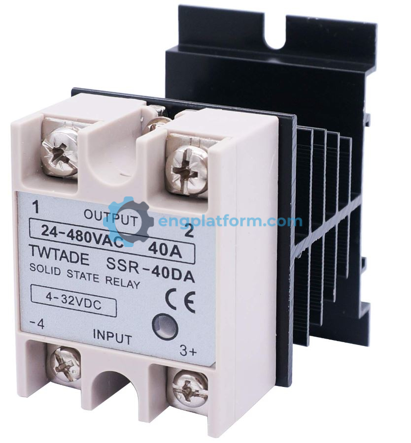 Solid-state relay heat sink