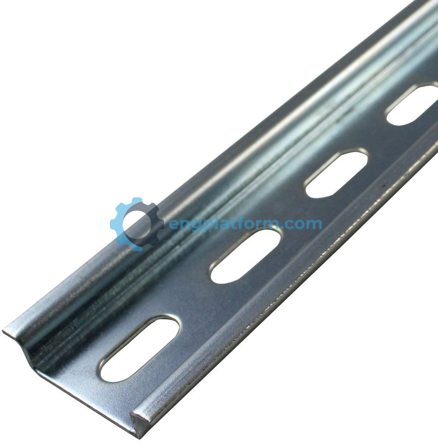 Typical DIN rail